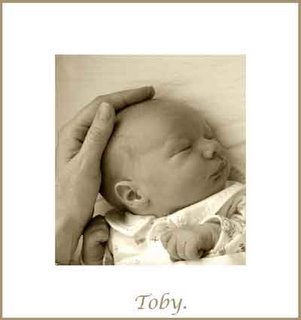 Here is our new grandson Toby.