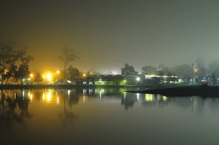 Fog over Lake Neangar