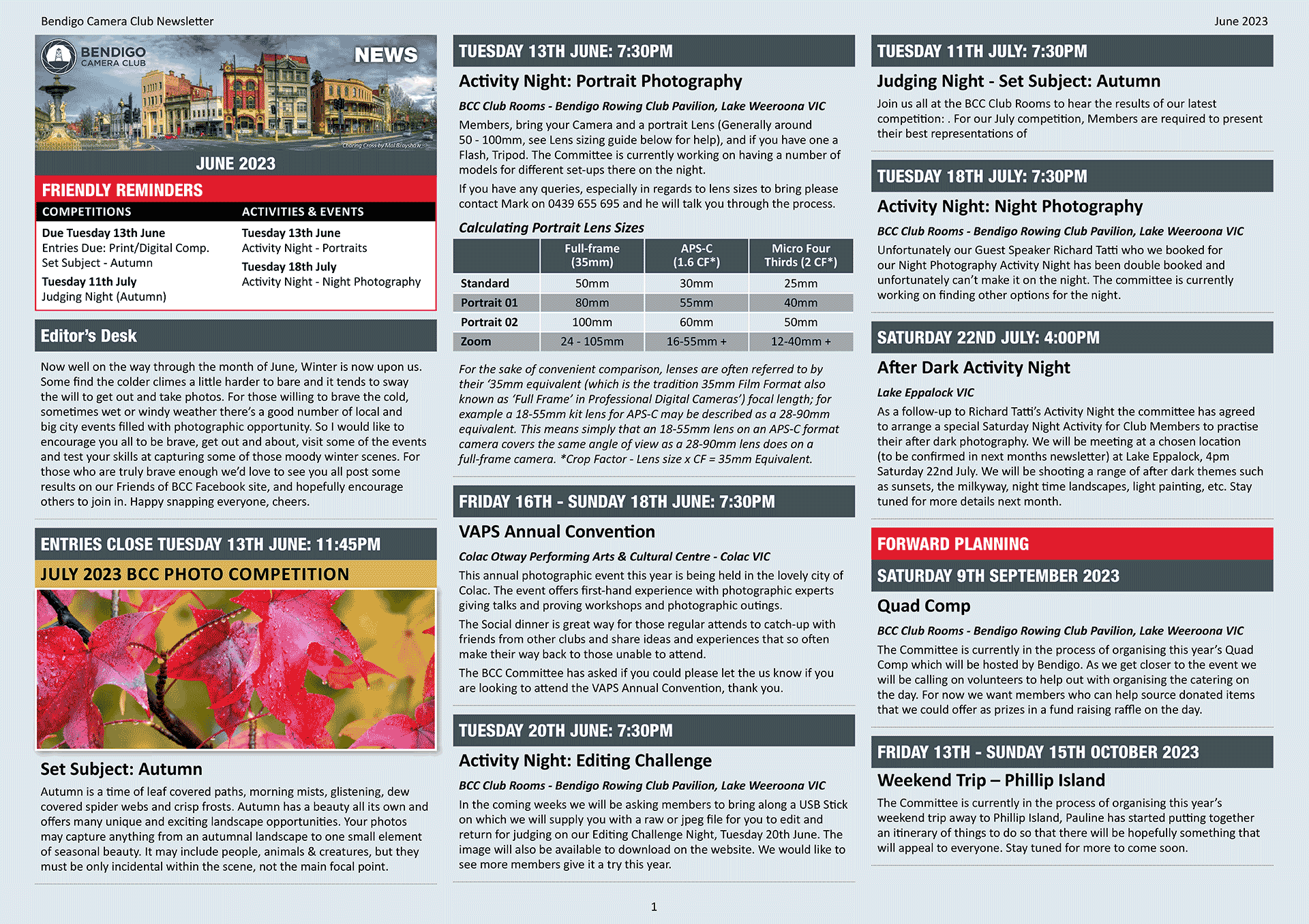 BCC Newsletter – June 2023